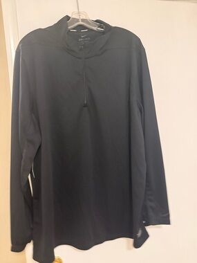 Nike Golf Black Performance Long-Sleeve Pullover